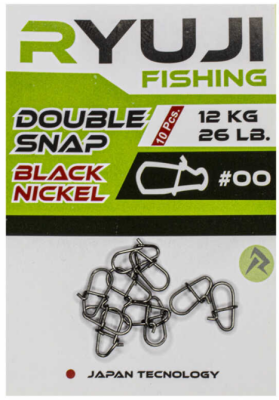 RYUJI DOUBLE SNAP KLİPS NO:0 (10ADET) - Ryuji