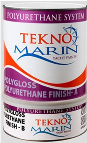 TEKNOMARİN POLYGLOSS P/U FINISH 2282 AQUA BLUE 3 KG - 1