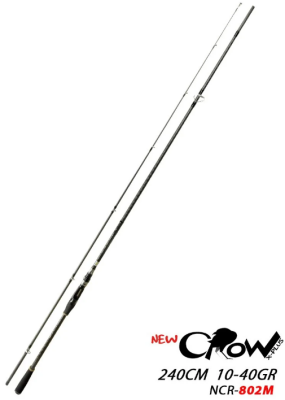 Fujin New Crow 240 cm 10-40 gr 2 Parçalı Spin Kamış - Fujin