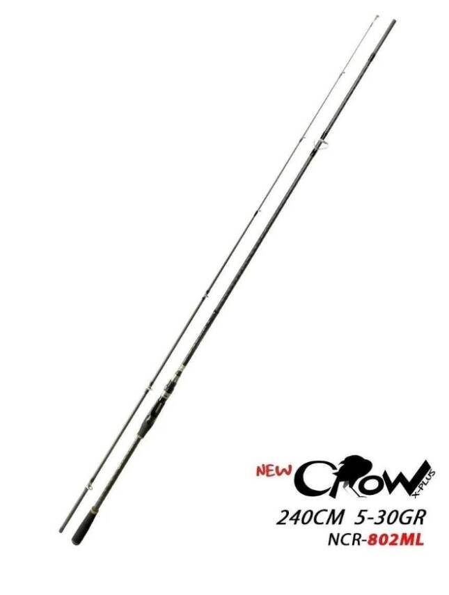 Fujin New Crow X-Plus NCR-802ML 240 Cm 5-30 Gr Spin Olta Kamışı - 1