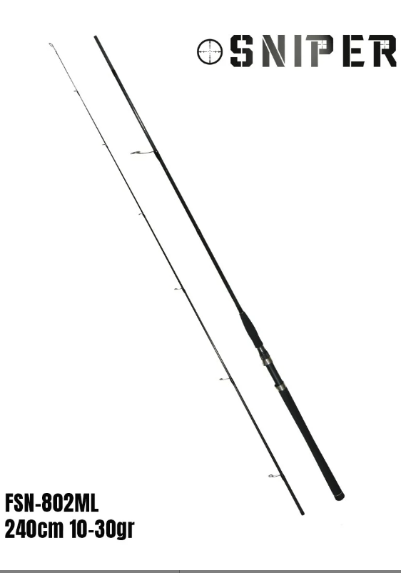 Fujin Sniper 240cm 10-30gr Spin Kamışı - 1