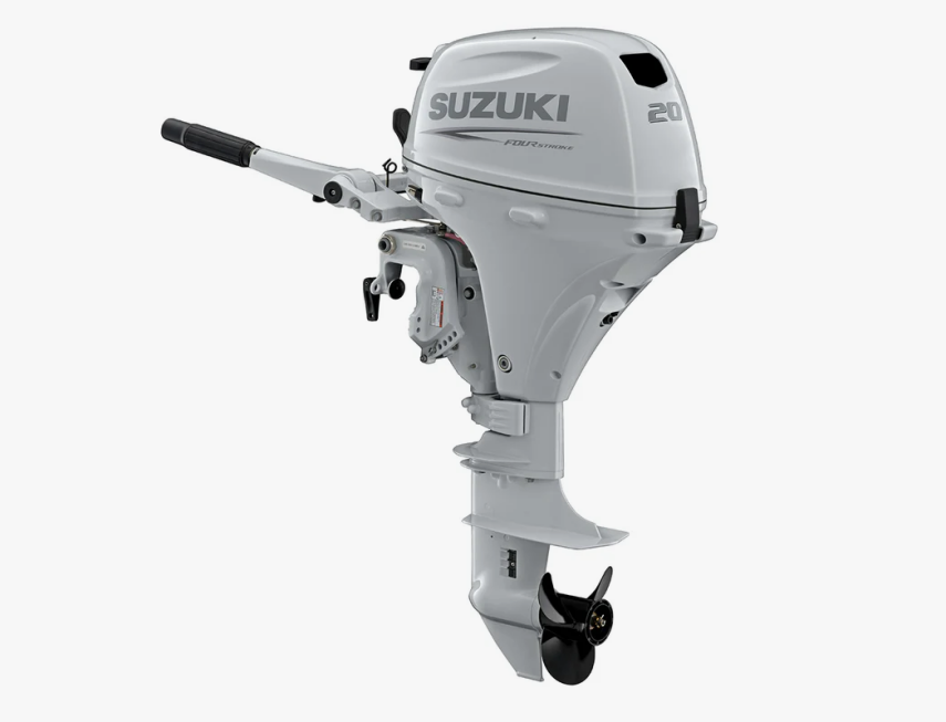 SUZUKİ DF20 AEL UZUN ŞAFT MARŞLI MANUEL DENİZ MOTORU - 1