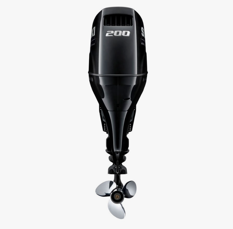 SUZUKİ DF 200 TX EKSTRA UZUN ŞAFT MARŞLI TRİMLİ HİD. DİREKSİYONLU DENİZ MOTORU - 1