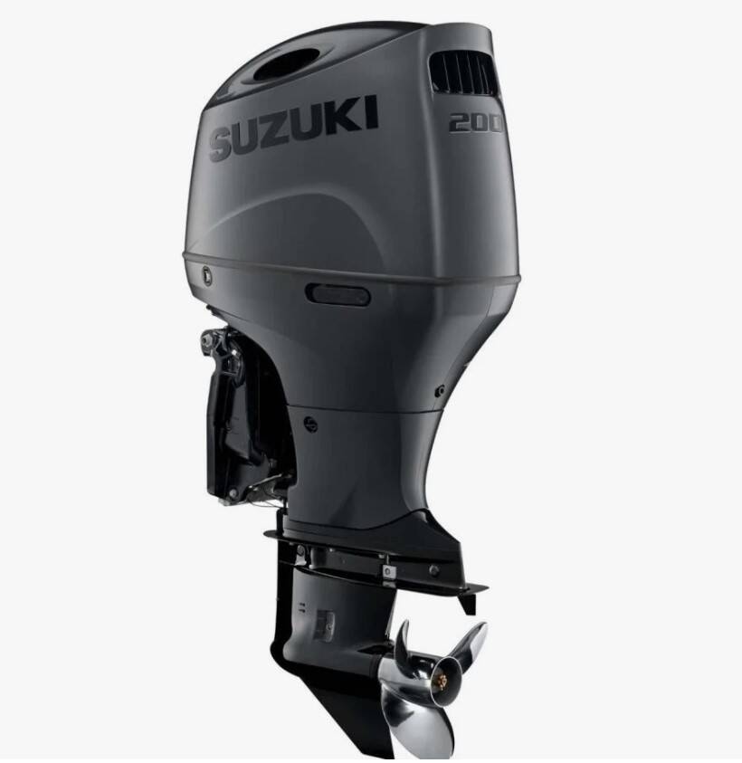 SUZUKİ DF 200 ATL MATTE BLACK UZUN ŞAFT MARŞLI TRİMLİ DİREKSİYONLU DENİZ MOTORU? - 2