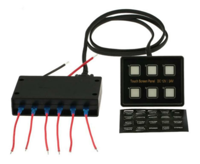DOKUNMATİK SWITCH PANEL 6 LI - 