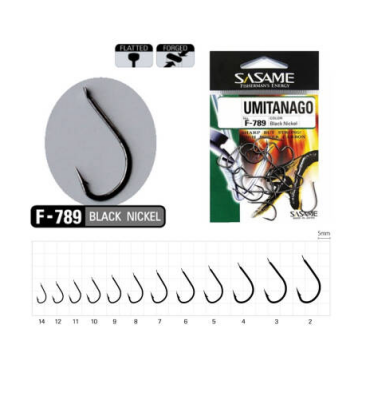SASAME UMITANAGO F-789 BLACK N. İĞNE - 