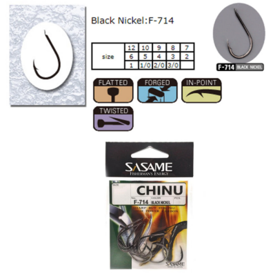 SASAME CHINU F-714 BLACK N. İĞNE - 2