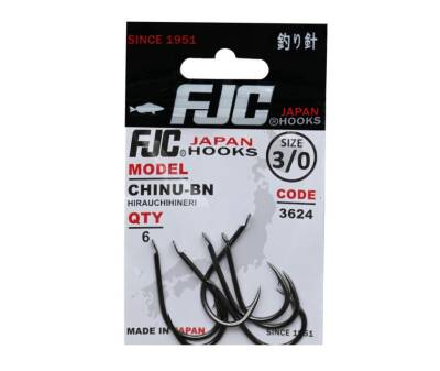 FJC3624-1.5 3624 CHINU HIRAUCHIHINERI NO:1.5, BLACK NIKEL,12P - FJC