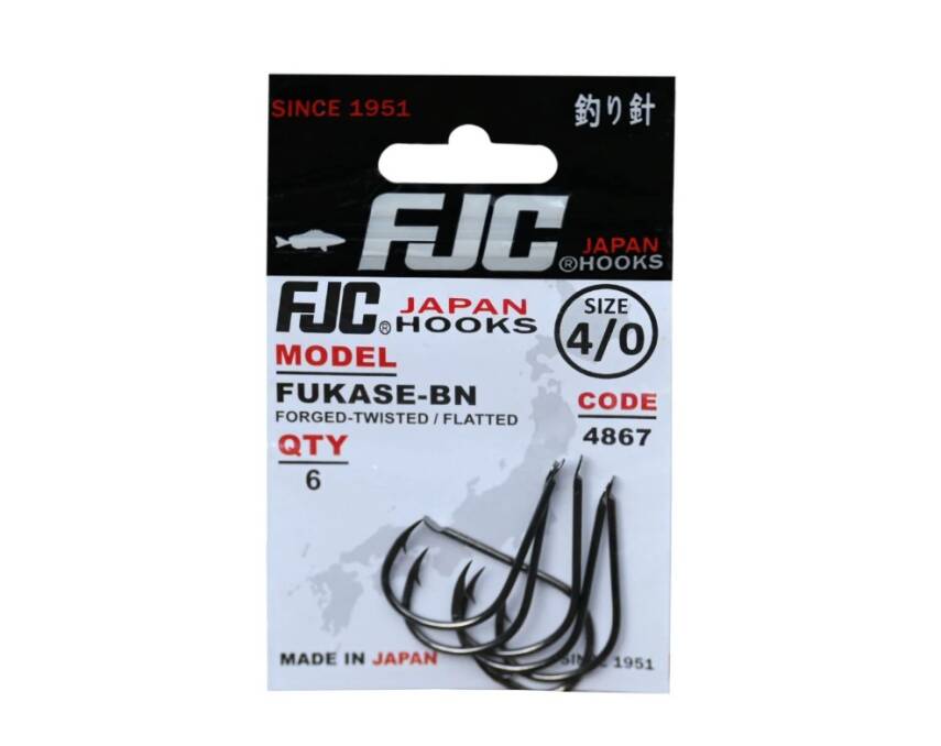 FJC4867-1/0 4867 FUKASE, NO:1/0, BLACK NIKEL, 11P - 1