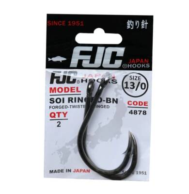 FJC4878-11/0 4878 SOI RINGED, NO:11/0, BLACK NIKEL, 2P - FJC