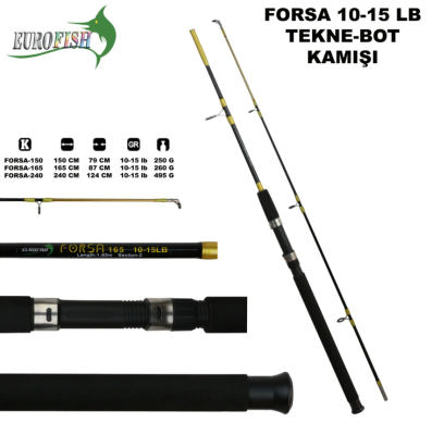 Forsa 135 Cm 2 Parçalı Tekne - Bot Kamışı - EUROFİSH
