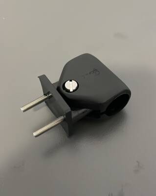 TENTE BAĞLANTISI SAPLAMALI TUTUCU SİYAH - Eval