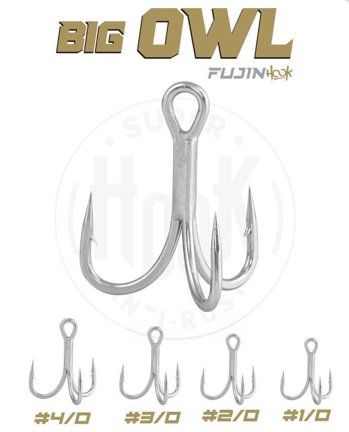 Fujin Big OWL Üçlü Kanca - 1