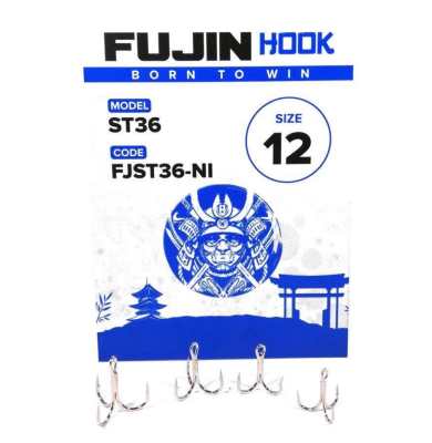Fujin St36 Nickel Üçlü Maket Balık İğnesi - Fujin