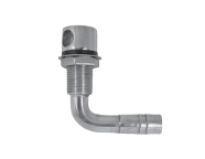 HAVA FİRARI DİRSEK 1/2 KROM - 