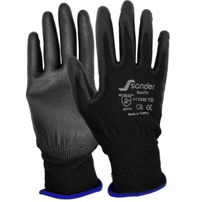 SGS LİVESTAR ÖRGÜLÜ MAVİ NİTRİL İŞ ELDİVENİ - 